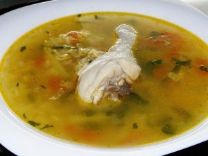 пилешка супа