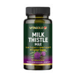 Бял трън макс (Milk thistle Max) - за черния дроб, естествена детоксикация и храносмилателен комфорт, 30 капсули