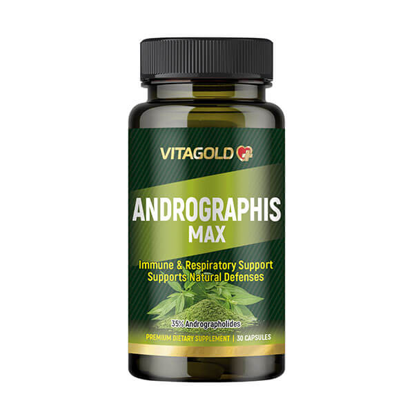 10-02-118 Andrographis max Андрографис Макс (Andrographis Max) - за защитните сили и горните дихателните пътища, 30 капсули - Image 1