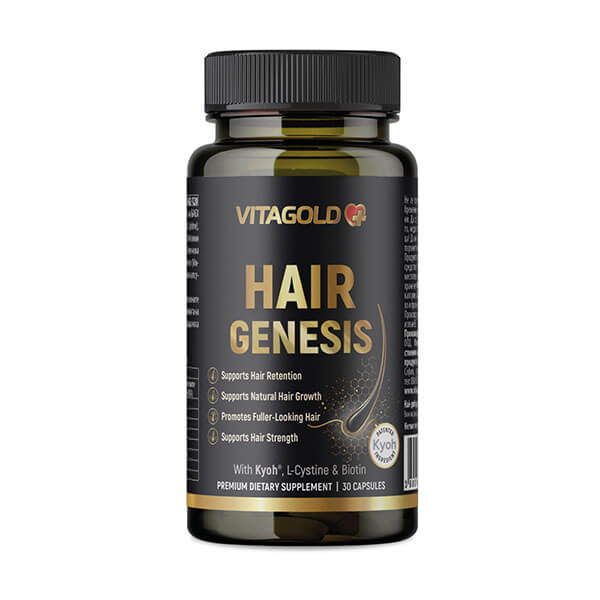 10-02-120 Hair Genesis HairGenesis (Хеър Генезис) - специализирана грижа за гъста, плътна, жизнена коса, при косопад, 30 капсули - Image 1