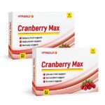 2 бр. Червена боровинка Макс (Cranberry Max) - за уринарния тракт, пикочните пътища и бъбреците, 15 капсули